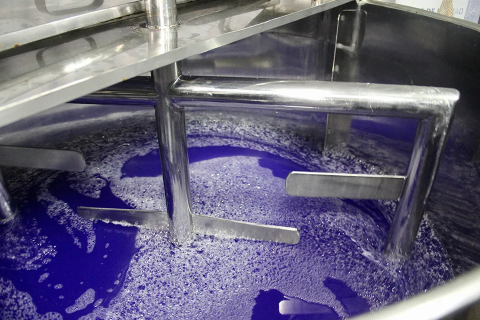 Interior da fábrica da Line Indústria